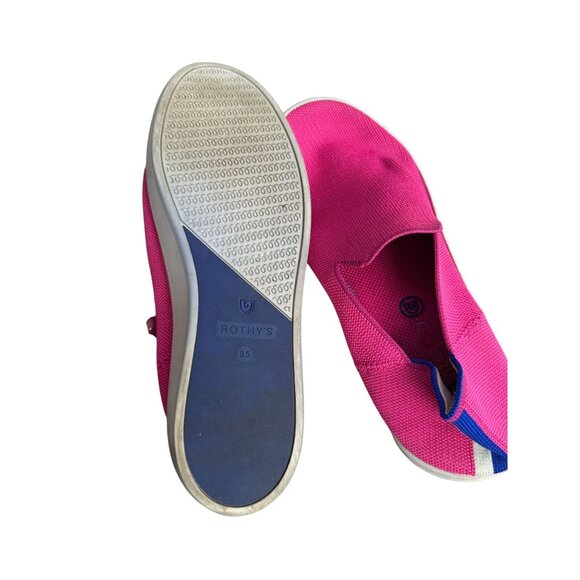 ROTHYS Pink Women's Slip on Sneakers Size 9.5 - Picture 3 of 8